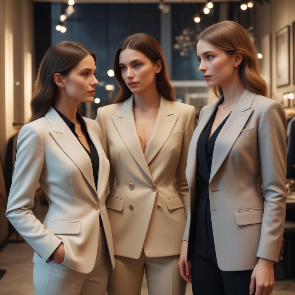 Женские деловые и вечерние костюмы: особенности выбора и сочетания
